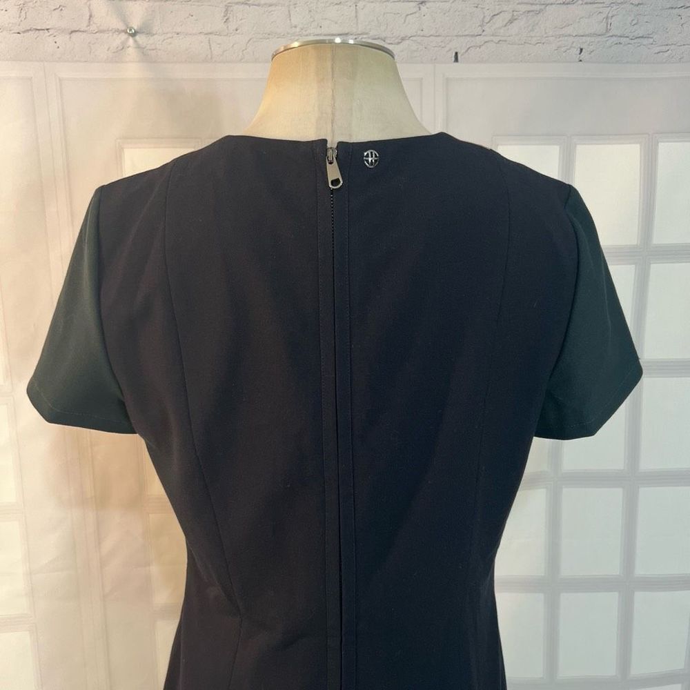 Boss Hugo Boss short sleeve colorblock business professional sheath dress sz 10 - Picture 6 of 11